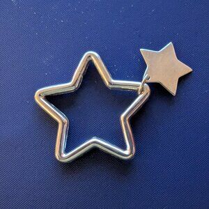 TIFFANY & CO. VINTAGE Sterling Silver Double Star Key Holder